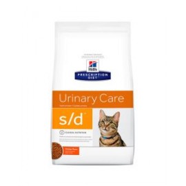 Hill's Prescripción Diet s/d Cuidado Urinario Alimento para Gato Adulto Seco 1,8 kg