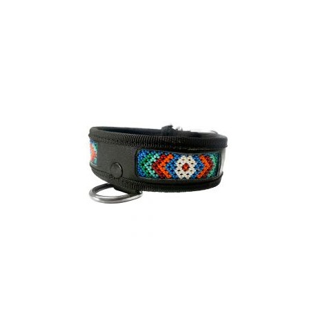 COLLAR ARTESANAL WIXARI PETS OJO DE DIOS (ROJO, VERDE Y AZUL) S