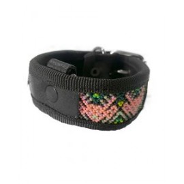 COLLAR ARTESANAL WIXARI PETS VENADO (ROSA) S