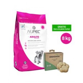 Paquete Nupec Adulto Raza Pequeña 8kg + Regalo jabón herbal