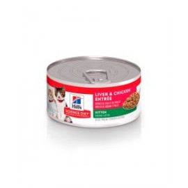 Hill's Science Diet Kitten hígado y pollo alimento húmedo para gatitos 156 g