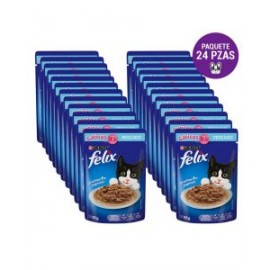 Felix Gatitos Pescado Blanco 85g (24 pzas)