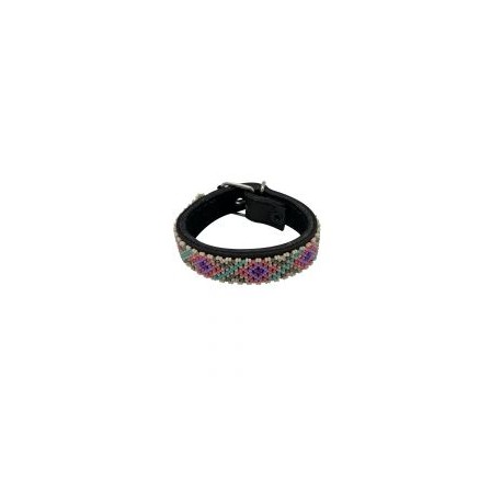 Collar Wixari Pets Rombos Rosas XS