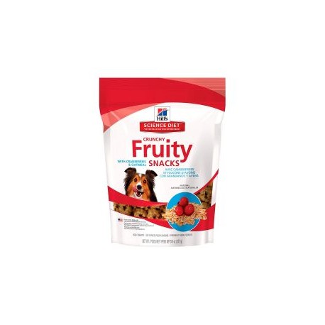 Hill's Science Diet crunchy fruity premios saludables con arándano y avena para perros 227 g